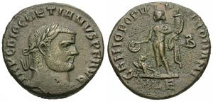 Diocletian GENIO POPVLI ROMANI Alexandria
                      18a