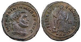 Maximianus FELIX
                      ADVENT AVGG NN Carthage 25b