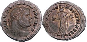 Maximianus
                        SALVIS AVGG ET CAESS FEL KART Carthage 29b/31b