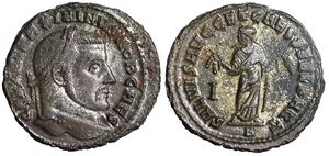 Maximinus II SALVIS AVGG ET CAESS FEL KART
                      Carthage 51b