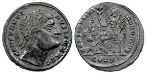 Constantine I CONSTANTINIANA DAFNE
                    Constantinople 32
