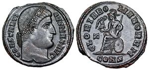 Constantine I
                    GLORIA ROMANORVM Constantinople 23