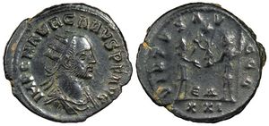Carus VIRTVS
                    AVGG Antioch 125