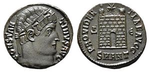 Constantine
                    I PROVIDENTIAE AVGG campgate Antioch 78