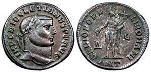Diocletian
                    GENIO POPVLI ROMANI Antioch 52a