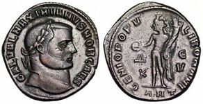 Galerius GENIO
                    POPVLI ROMANI Antioch 55b