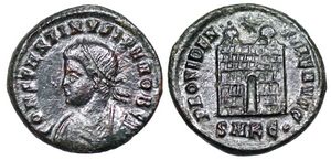 Constantine II campgate mule from Cyzicus