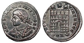 Constantine II mule campgate Trier