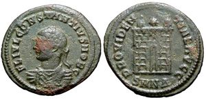 Constantius II campgate mule Nicomedia