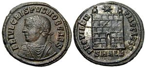 Crispus
                  PROVIDENTIAE CAESS Alexandria 35