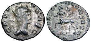 Gallienus APOLLINI CONS AVG Rome 164