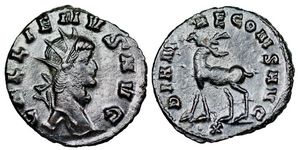 Gallienus DIANAE CONS AVG Rome 179