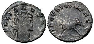 Gallienus
                    HERCVLI CONS AVG Rome 202