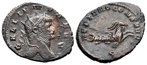 Gallienus NEPTVNO CONS AVG capricorn Rome
                      245