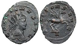 Gallienus SOLI
                  CONS AVG pegasus Rome 283