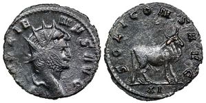 Gallienus SOLI
                  CONS AVG bull Rome 285