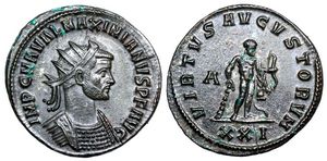 Maximianus
                      VIRTVS AVGVSTORVM Siscia 591