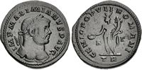 Maximianus GENIO POPVLI ROMANI Trier
                        bare-chested heroic bust