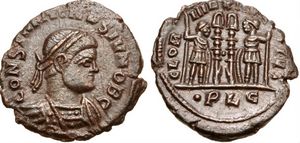 Constantine II GLORIA EXERCITVS Lugdunum
                    unofficial Nether Compton