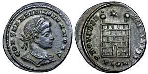 Constantine II PROVIDENTIAE London 296
                    Appleford