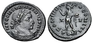 Constantine
                    I SOLI INVICTO COMITI London 124
                    Bourton-on-the-Water Hoard