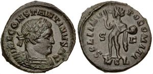 Constantine I SOLI INVICTO COMITI London 33
                    Bourton-on-the-Water Hoard