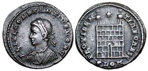 Constantius II PROVIDENTIAE London 298
                    Appleford