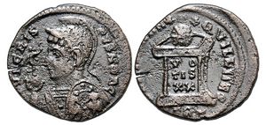 Crispus BEATA
                    TRANQVILLITAS Trier Chapmanslade Hoard