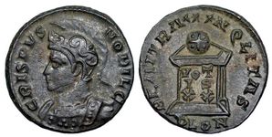 Crispus BEAT TRANQVLITAS London
                        275�Appleford Hoard