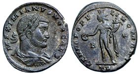 Galerius GENIO
                  POPVLI ROMANI Trier Langtoft I hoard
