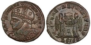 Constantine I
                    VICT� LAETAE PRINC PERP Siscia 95 Martok Hoard
