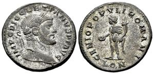 Diocletian
                        GENIO POPVLI ROMANI RIC VI London 1a