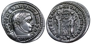 Constantine I
                      VICTORIAE LAETAE PRINC PERP London