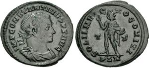 Constantine I SOLI
                      INVICTO COMITI London 122