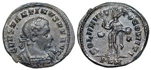 Constantine I SOLI INVICTO COMITI London 149