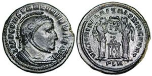 Constantine
                        I VICTORIAE LAETAE PRINC PERP London 157