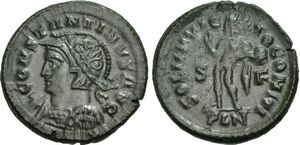 Constantine I SOLI
                      INVICTO COMITI London 18