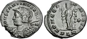 Constantine I
                        CONCORD MILIT London 203