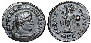 Constantine I SOLI INVICTO COMITI London 68