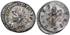 Maximianus SALVS AVGG Lugdunum 422