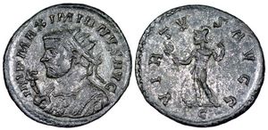 Maximianus VIRTVS AVGG Lugdunum 447
