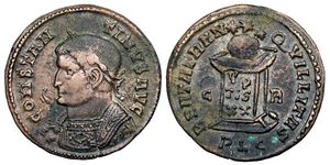 Constantine I BEATA TRANQVILLITAS Lyon
                          Bastien 111
