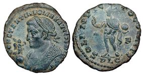 Constantine I SOLI INVICTO COMITI Lyon
                        Bastien 554
