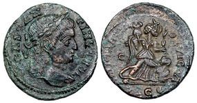 Constantine I SARMATIA DEVICTA Lyon 219
                          Ex Ibberton Hoard