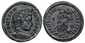 Constantine I SARMATIA DEVICTA Lyon 214
