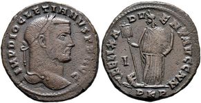 Diocletian
                FELIX ADVENT AVGG NN from Carthage