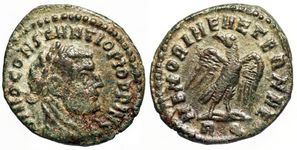 Divo
                        Constantius I MEMORIAE AETERNAE Rome 111