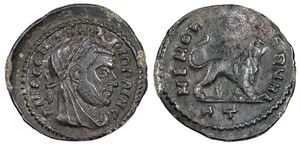 Divo
                        Constantius MEMORIAE AETERNAE Rome 124