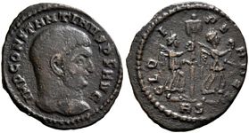 Constantine I GLORIA
                        PERPET Rome 14