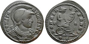 Constantine I ROMAE
                      AETERNAE Rome 146 var